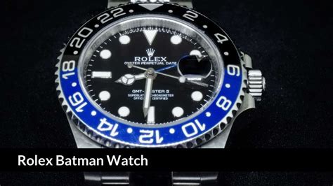 gmt batman rolex|Rolex Batman price chart.